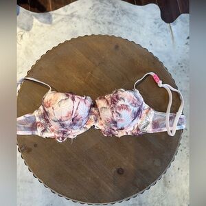 PINK Victoria's Secret Tie-Dye Bra - Pink and Purple